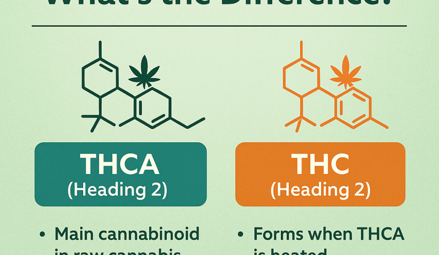 THCA vs THC what are the difference